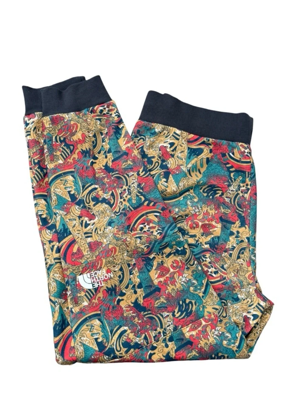 The North Face Leopard Genesis Fine Joggers Unisex medium Yellow Graphic Pants